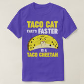 T-shirt Taco Cheetah est plus rapide que Taco Cat (Design devant)