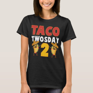 T-shirt Taco Chemise Jumelle, Cadeau Anniversaire De Deux 
