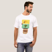T-shirt Taco + Cilantro = 💩 (Conception Anti-Cilantro Drô (Devant entier)
