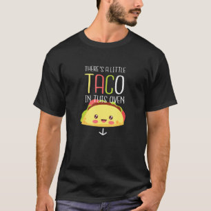 T-shirt Taco Dans Le Four Bébé Révéler Femme Enceinte Mexi
