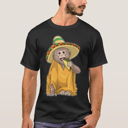 T-shirt Taco de singe (Devant)