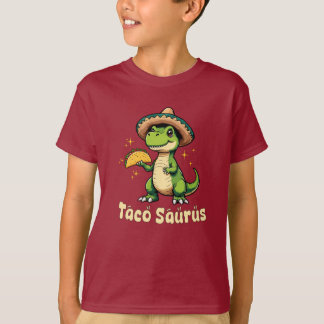 T-shirt Taco Dinosaur Design