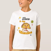 T-shirt Taco est ma Saint Valentin (Devant)