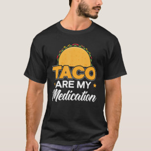 T-shirt Taco est mon médicament Nacho Cinco De Mayo moyen