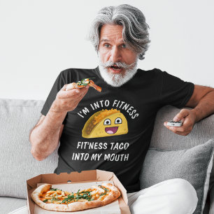 T-shirt Taco et Fitness Drôle Citation