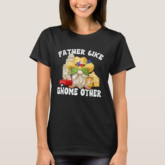 T-shirt Taco Grandpa Gnome Graphic For Men  Saying Texas D (Devant)