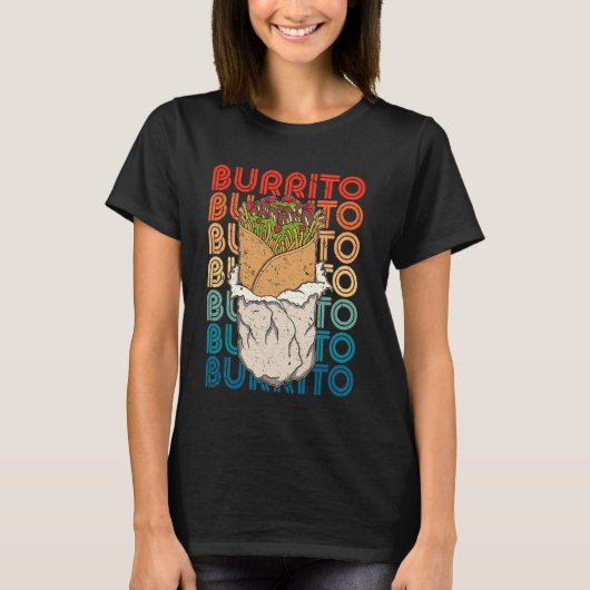 T-shirt Taco mexicain manger burrito cuisine souvenir (Devant)