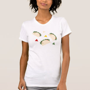 T-shirt Taco Party Tacos Personnalisés Fiesta Géométrique