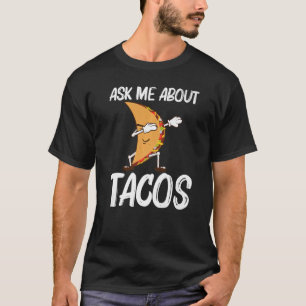 T-shirt Taco Pour Hommes Femmes Mexicaine Street Food Plat