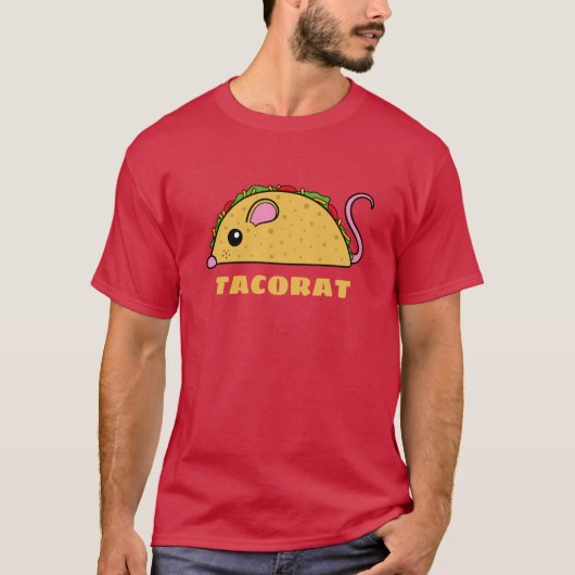 T-shirt Taco Rat (Texte Jaune) (Devant)
