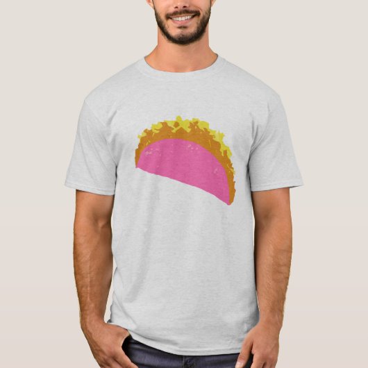 T-shirt Taco rose (Devant)