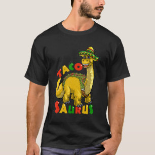 T-shirt Taco Saurus Cinco De Mayo Taco Dinosaur Rex Mexica