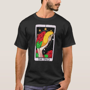 T-shirt Taco Tarot Card Witchy Alchimie Occulte Fortune Te