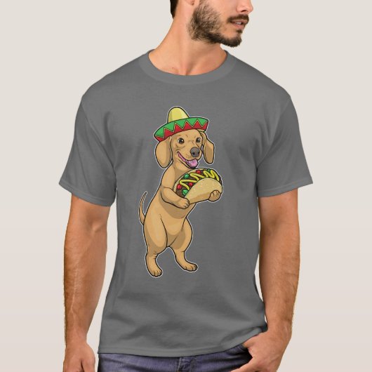 T-shirt Taco Teckel (Devant)
