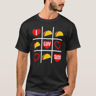 T-shirt Taco Tic Tac Toe I Luv Tacos 1