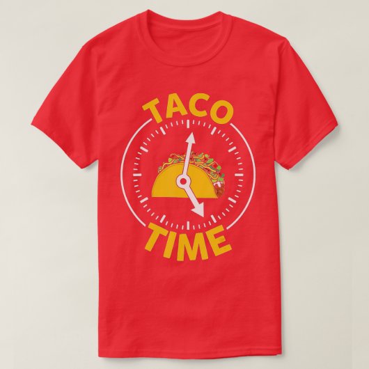 T-shirt Taco Time Cinco De Mayo Hommes Femmes Enfants Garç (Design devant)