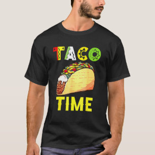 T-shirt Taco Time Cinco De Mayo Nourriture mexicaine Taco