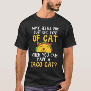 T-shirt Tacocat Chat Taco Tacos et Chats Cuisine mexicaine