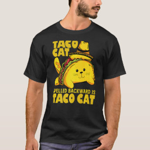 T-shirt Tacocat Écrit à l'Envers Est Taco Cat Cinco De May