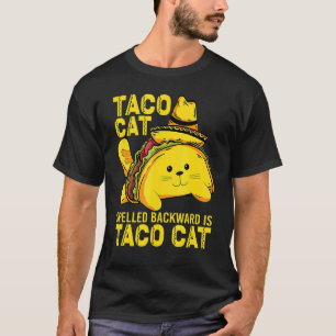 T-shirt Tacocat Écrit à l'Envers Est Taco Cat Cinco De May