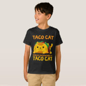 T-shirt Tacocat épelé à l'envers Chemise Taco Cat Cinco De (Devant entier)
