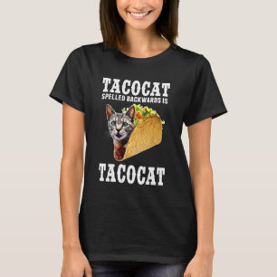 T-shirt Tacocat Épelé à l'Envers est Tacocat Chat Drôle Am