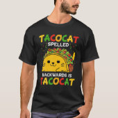 T-shirt Tacocat Spelled Backwards Is Tacocat Funny Cinco D (Devant)