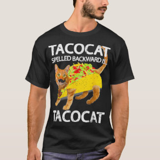T-shirt Tacocat T Funny Chat Taco Lover Tee Kitty Tacos 