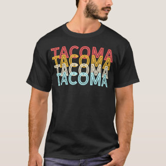 T-shirt Tacoma américain de la ville 70