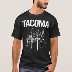 T-shirt Tacoma des arbres de la rue