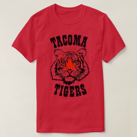 T-shirt Tacoma Tigers MiLB Team FadedDistressed Style1 (Design devant)