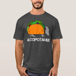 T-shirt Tacopotamus Taco Hippo Hippopotamus Zoo Animaux Am