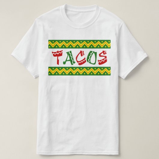 T-shirt tacos arriba (Design devant)
