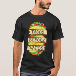 T-shirt Tacos avant Vatos Saint Valentin Taco