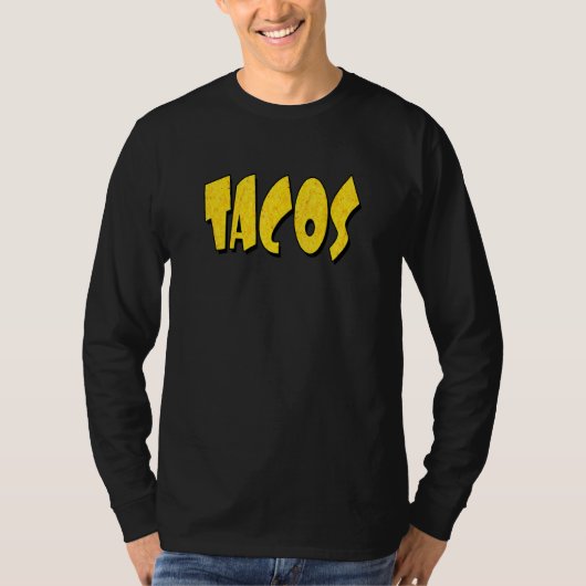 T-shirt Tacos  Corn Shell Letters (Devant)