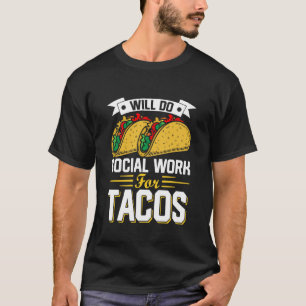 T-shirt Tacos de remise de diplôme d'assistant social pour