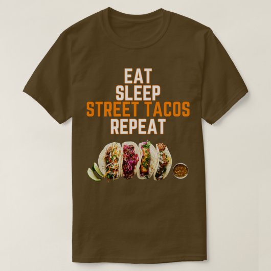 T-shirt Tacos de rue (Design devant)