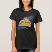T-shirt Tacos du doge wow dans des memes de l'espace avec (Devant)
