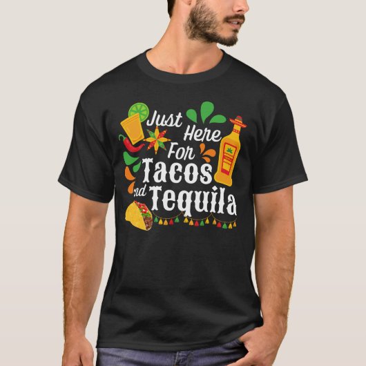 T-shirt Tacos et Tequila Funny Cinco de Mayo Taco Mardi (Devant)