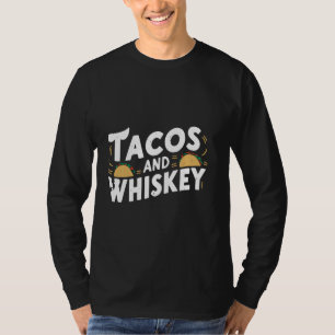 T-shirt Tacos Et Whiskey Lover Nourriture Mexicaine Mexiqu