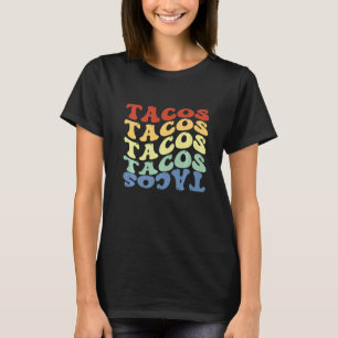 T-shirt Tacos Hommes Super Femmes Taco Vintage Mardi Mexic