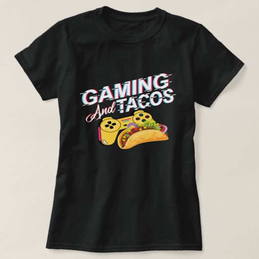 T-shirt Tacos Lover Jeu amusant et des cadeaux curieux pou (Design devant)