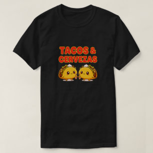 T-shirt Tacos Mignons & Cervezas Conception de Dessin Anim