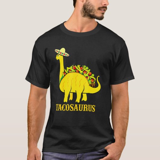 T-shirt Tacosaurus Cinco De Mayo Funny Taco Dinosaur (Devant)