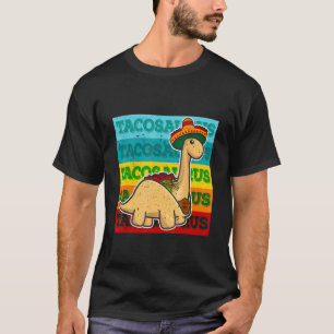 T-shirt Tacosaurus Cinco De Mayo Sombrero Taco Rex Fiesta