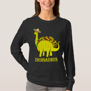 T-shirt Tacosaurus Cinco De Mayo Taco Dinosaur 5
