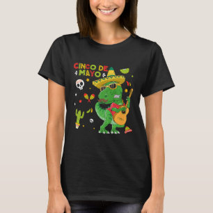 T-shirt Tacosaurus Rex Cinco De Mayo Toddler Boy Dinosaur
