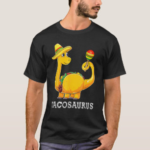 T-shirt Tacosaurus Rex Dinosaur Taco Kids Cinco De Mayo Pa