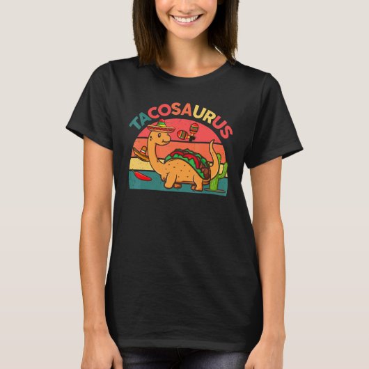 T-shirt Tacosaurus Toddler Kids Taco Dinosaur (Devant)