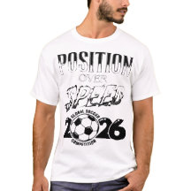 T-Shirt Tactique Position Over Speed Soccer 2026
